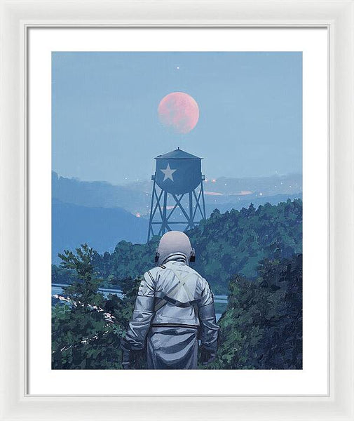 Pink Moon - Framed Print