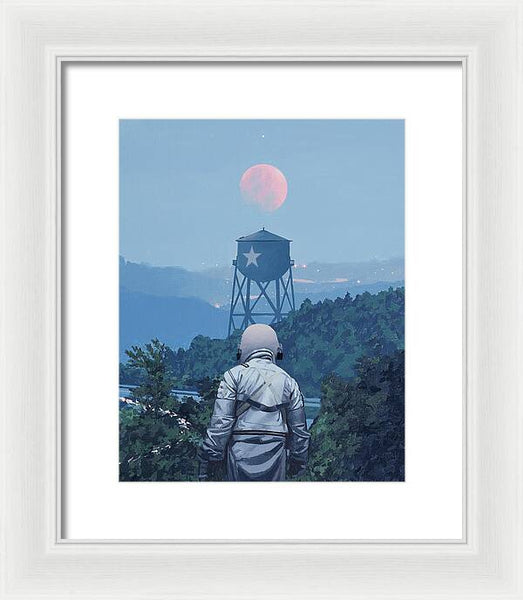 Pink Moon - Framed Print
