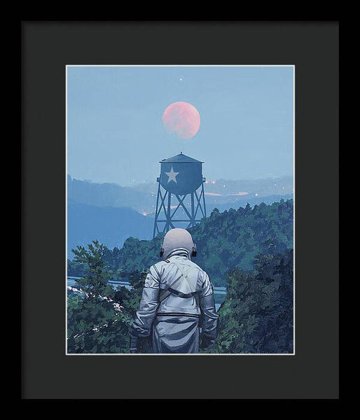 Pink Moon - Framed Print