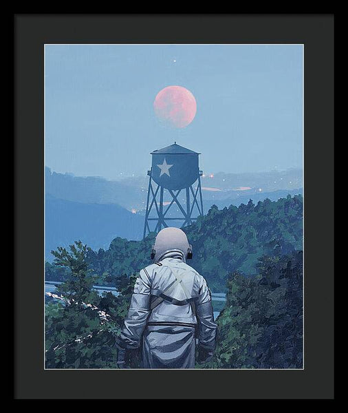 Pink Moon - Framed Print