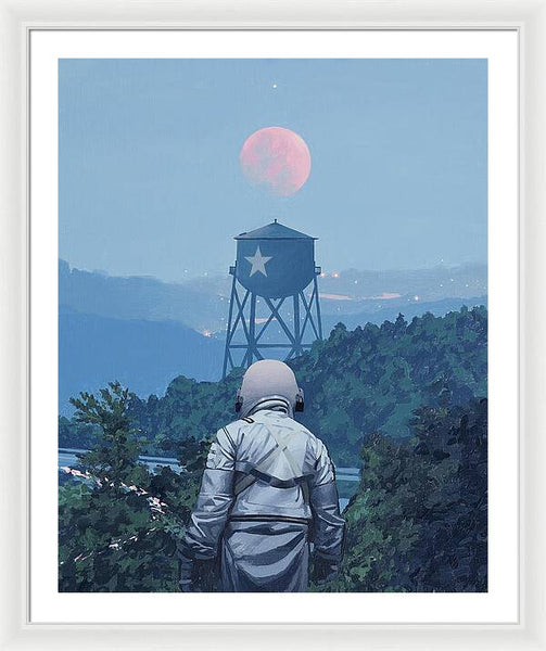 Pink Moon - Framed Print