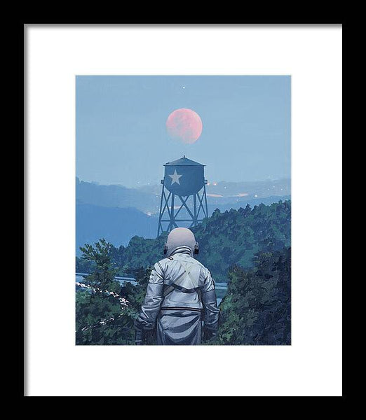 Pink Moon - Framed Print