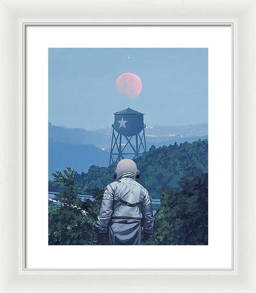 Pink Moon - Framed Print
