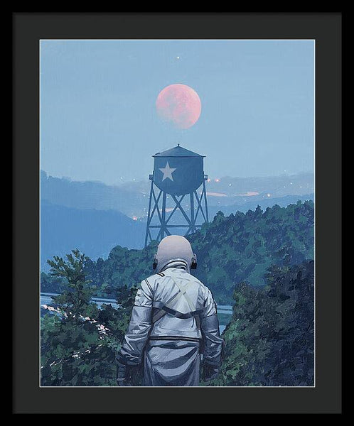 Pink Moon - Framed Print
