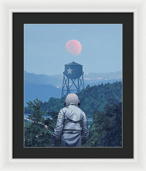 Pink Moon - Framed Print
