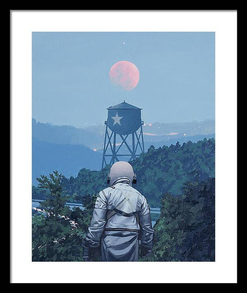 Pink Moon - Framed Print