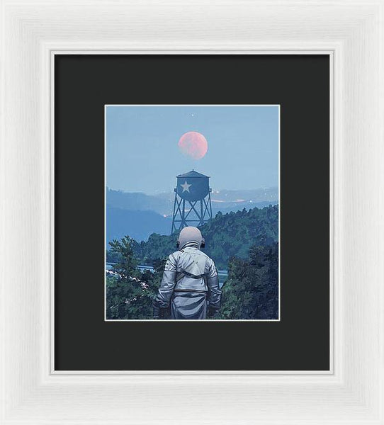 Pink Moon - Framed Print