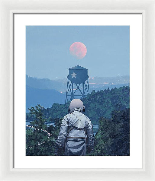Pink Moon - Framed Print