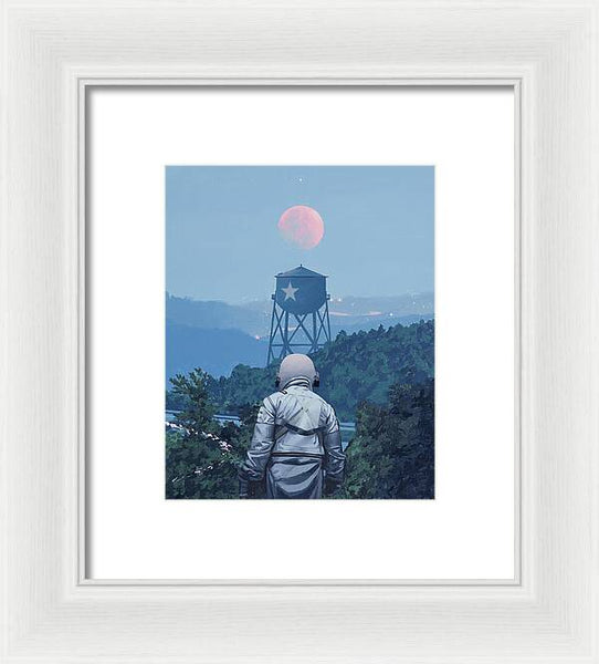 Pink Moon - Framed Print