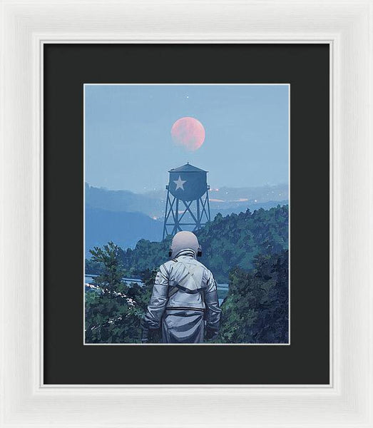 Pink Moon - Framed Print