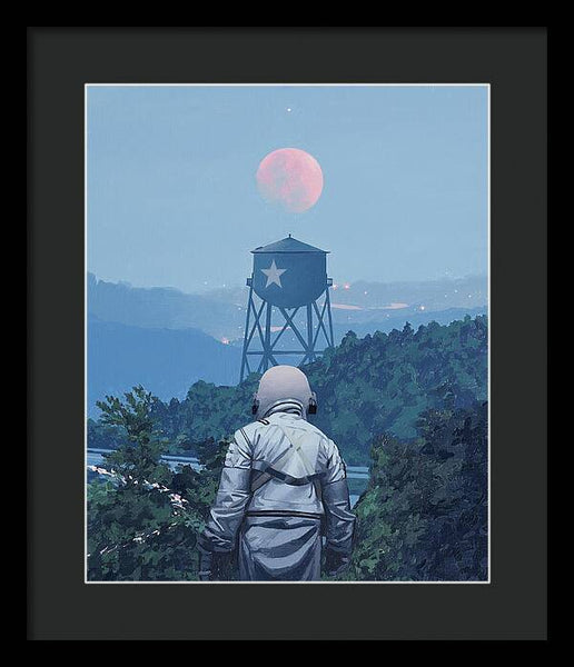 Pink Moon - Framed Print