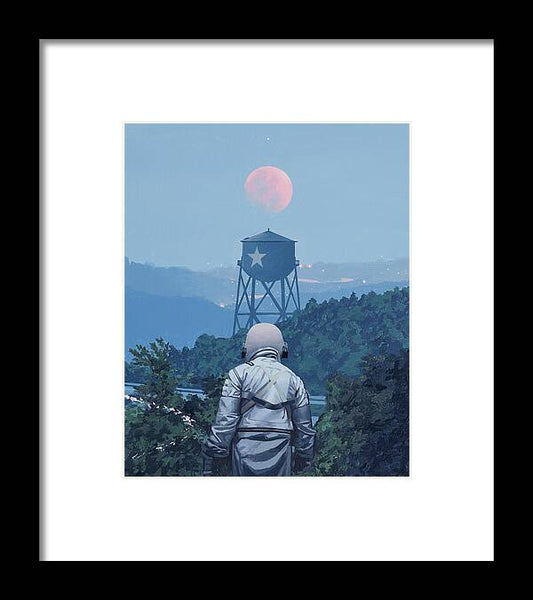 Pink Moon - Framed Print