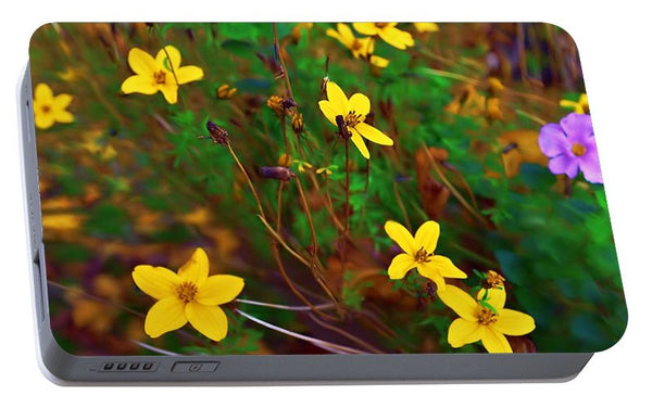 Portable Battery Charger - Fleur