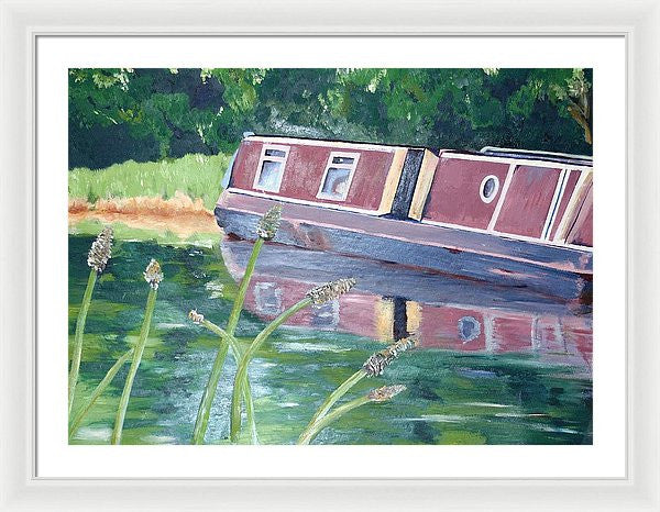 Framed Print - Narrowboat