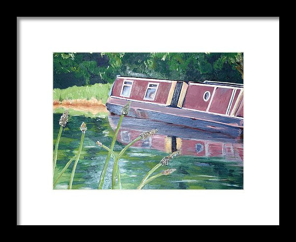Framed Print - Narrowboat