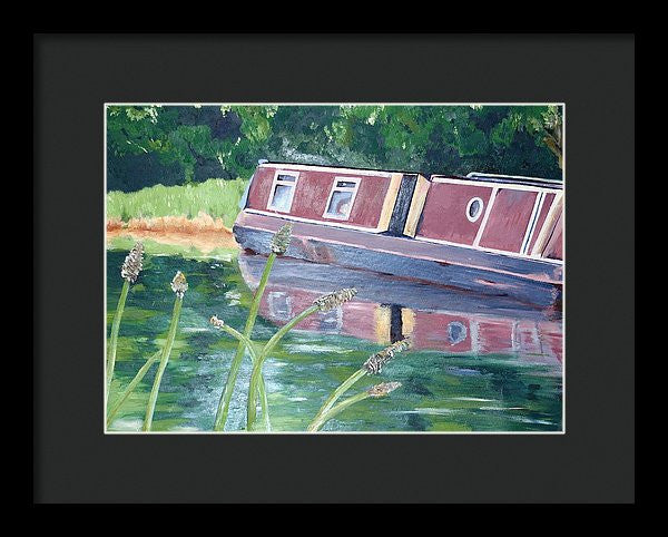 Framed Print - Narrowboat