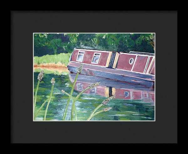 Framed Print - Narrowboat