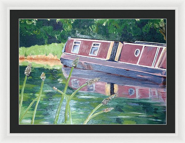 Framed Print - Narrowboat