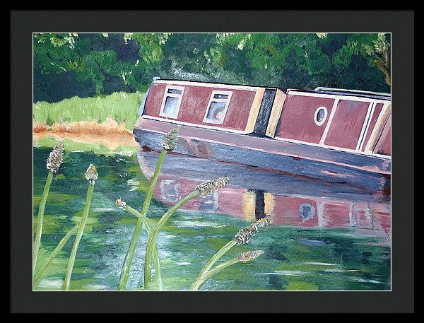 Framed Print - Narrowboat