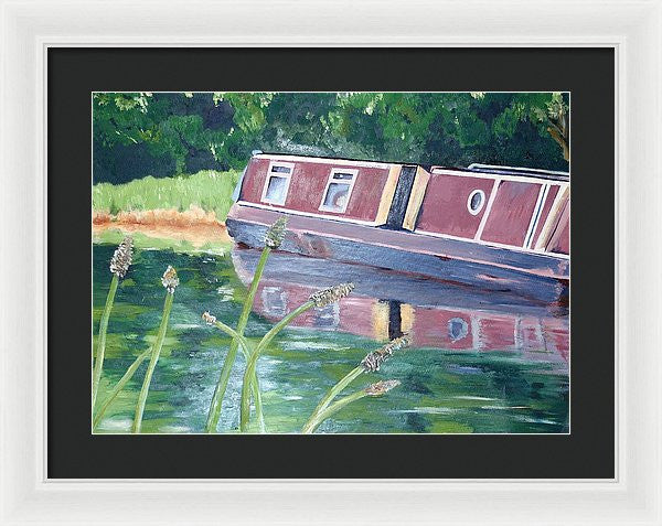 Framed Print - Narrowboat