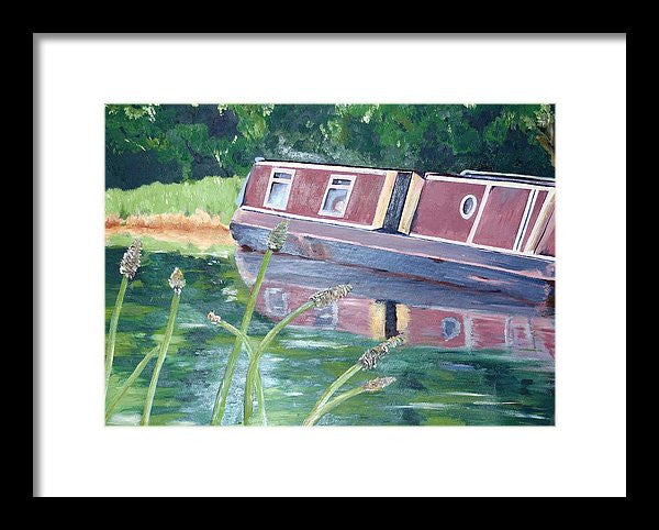 Framed Print - Narrowboat