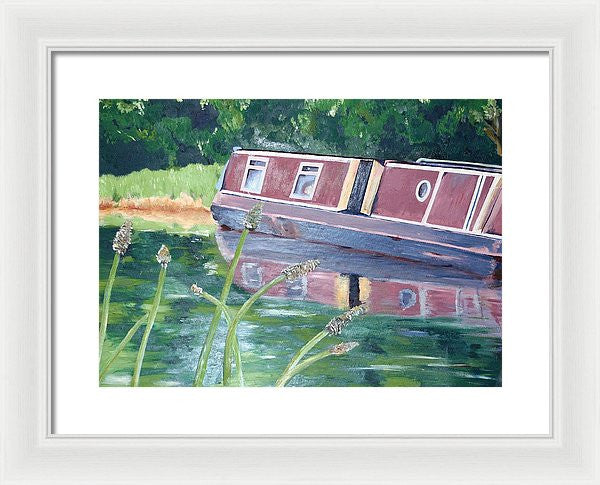 Framed Print - Narrowboat