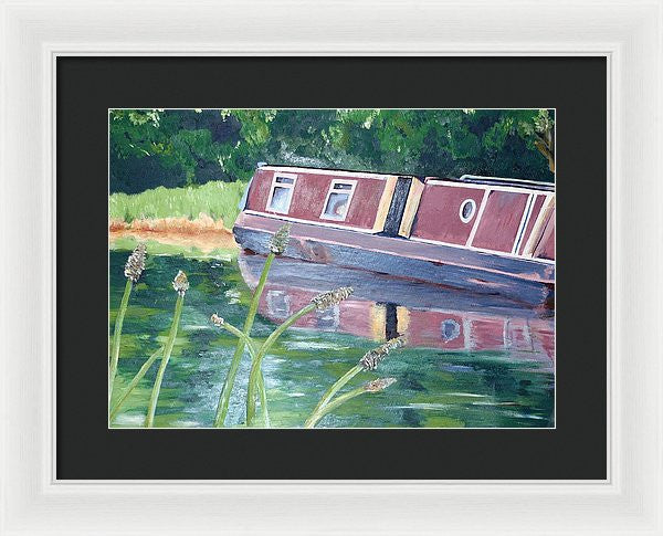 Framed Print - Narrowboat