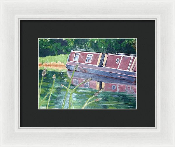 Framed Print - Narrowboat