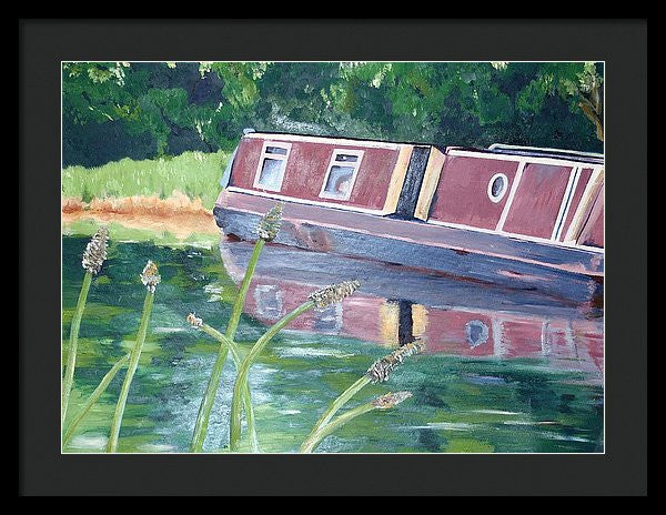 Framed Print - Narrowboat