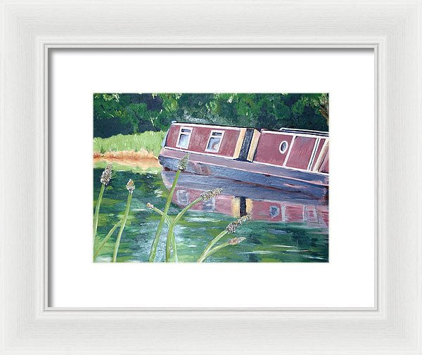 Framed Print - Narrowboat