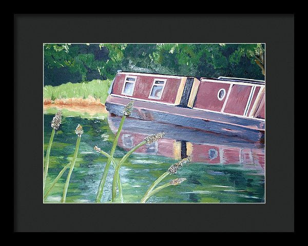Framed Print - Narrowboat