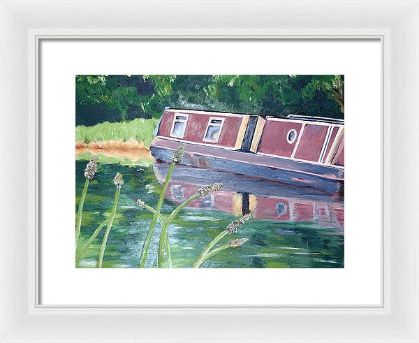 Framed Print - Narrowboat