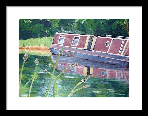 Framed Print - Narrowboat
