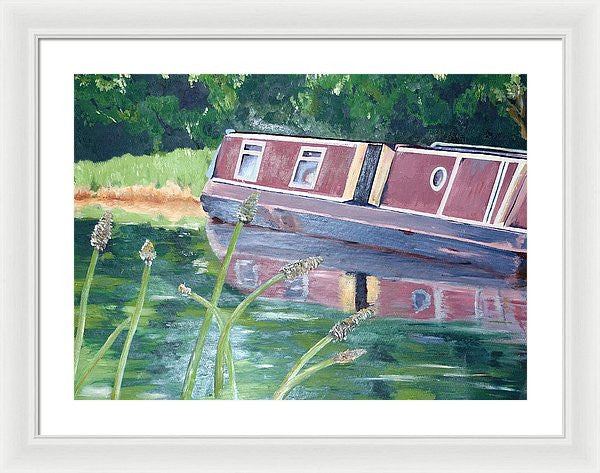 Framed Print - Narrowboat