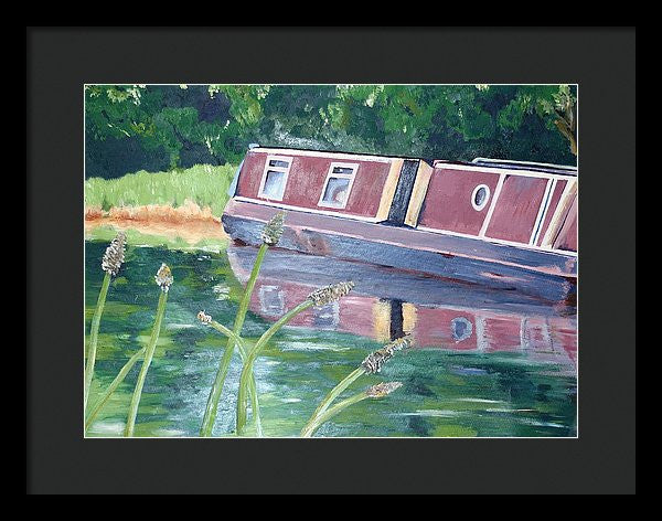 Framed Print - Narrowboat