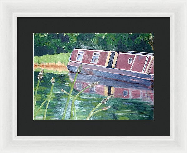Framed Print - Narrowboat