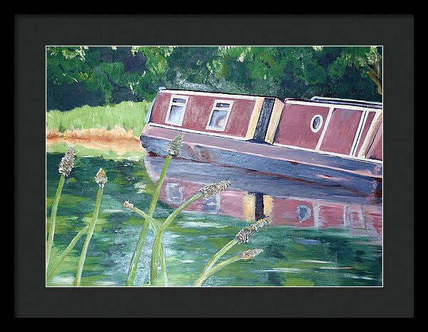 Framed Print - Narrowboat