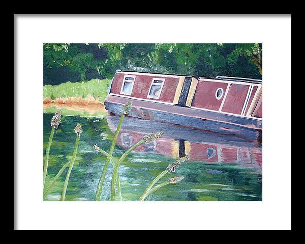 Framed Print - Narrowboat