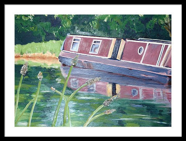 Framed Print - Narrowboat