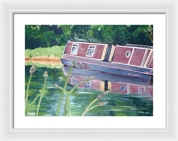 Framed Print - Narrowboat