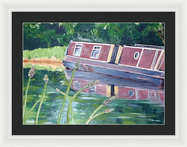 Framed Print - Narrowboat