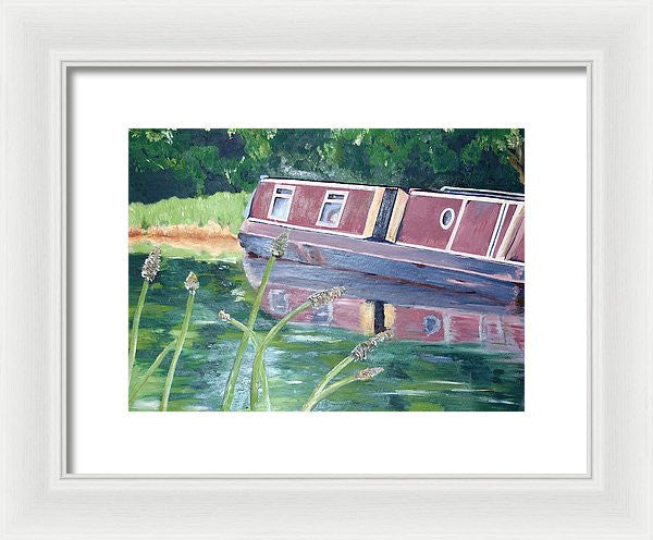 Framed Print - Narrowboat