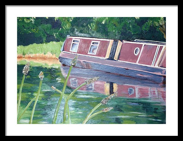 Framed Print - Narrowboat