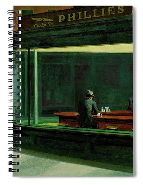 Nighthawks - Spiral Notebook