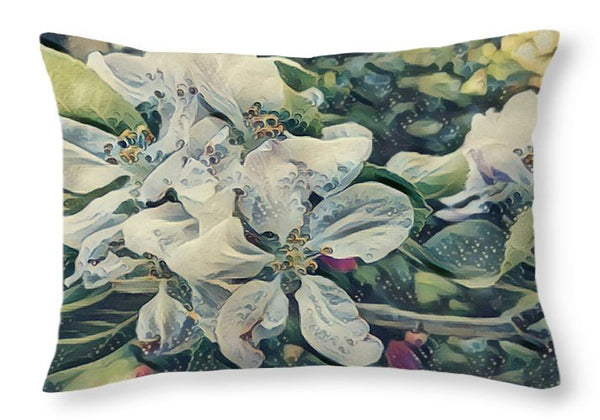 Apple Blossom - Throw Pillow