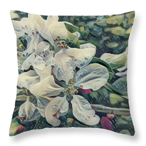 Apple Blossom - Throw Pillow