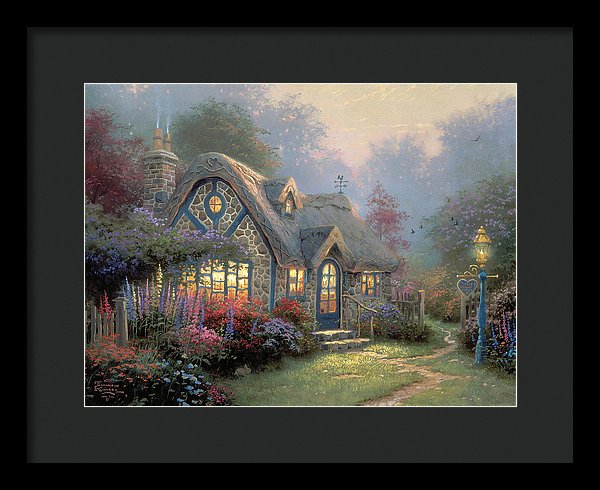 Candlelight Cottage - Framed Print