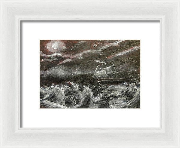 Framed Print - Challenged