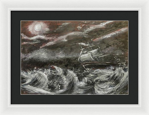 Framed Print - Challenged