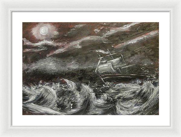 Framed Print - Challenged